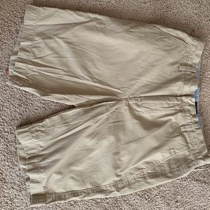 J Crew Khaki Flat Front Shorts